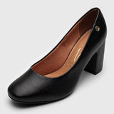 Vizzano 1374-100 Block Heel Pump in Black
