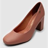 Vizzano 1374-100 Block Heel Pump in Nude