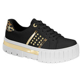 Vizzano 1382-201 Platform Sneaker in Black