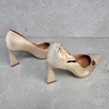 Vizzano 1388-207 Pointy Toe Pump in Gold
