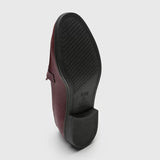 Vizzano 1390-100 Flat Loafer in Wine Napa