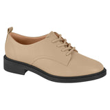 Vizzano 1390-103 Lace up Flat in Beige Napa