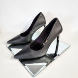 Vizzano 1401-200 Pointy Toe Pump in Black Napa