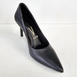 Vizzano 1401-200 Pointy Toe Pump in Black Napa