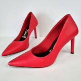 Vizzano 1401-200 Pointy Toe Pump in Red Napa