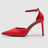 Vizzano 1401-202 Pointy Toe Pump in Red Napa
