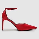 Vizzano 1401-202 Pointy Toe Pump in Red Napa