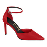 Vizzano 1401-202 Pointy Toe Pump in Red Napa