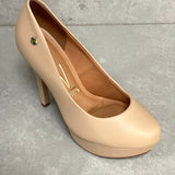 Vizzano 1830-601 Platform Pump in Beige Napa