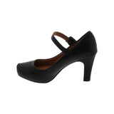 Vizzano 1840-303 Mary-Jane Pump in Black Napa