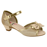 Molekinha 2080-705 Girls Sandal in Gold