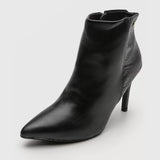 Vizzano 3049-219 Pointy Toe Stiletto Heel Ankle Boot in Black
