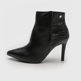 Vizzano 3049-219 Pointy Toe Stiletto Heel Ankle Boot in Black