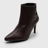 Vizzano 3049-219 Pointy Toe Stiletto Heel Ankle Boot in Coffee