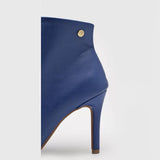 Vizzano 3049-225 Pointy Toe Stiletto Heel Ankle Boot in Cobalt Blue Napa