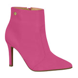 Vizzano 3049-225 Pointy Toe Stiletto Heel Ankle Boot in Pink Napa