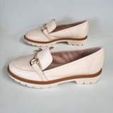 Beira Rio 4283-204 Flat Loafer in Cream