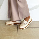 Beira Rio 4283-204 Flat Loafer in Cream