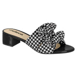 Moleca 5259-838 Block Heel Slip-on Sandal in Multi Black