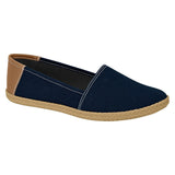 Moleca 5287-246 Canvas Flat in Navy