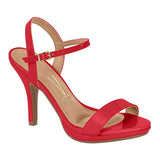 Vizzano 6210-1019 High Heel Sandal in Red Patent