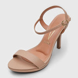 Vizzano 6210-1019 High Heel Sandal in Beige Napa