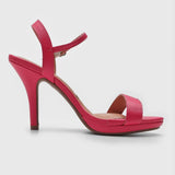 Vizzano 6210-1019 High Heel Sandal in Pink Gloss Napa