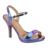 Vizzano 6210-1119 High Heel Sandal in Multi Colour Metal