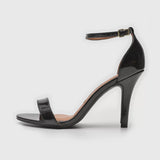 Vizzano 6249-452 High Heel Sandal in Black Patent