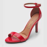 Vizzano 6249-452 High Heel Sandal in Red Patent