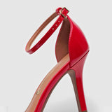 Vizzano 6249-452 High Heel Sandal in Red Patent