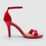 Vizzano 6249-452 High Heel Sandal in Red Patent