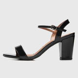 Vizzano 6262-474 Block Heel Sandal in Black Patent