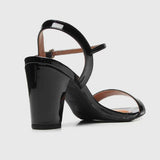 Vizzano 6262-474 Block Heel Sandal in Black Patent