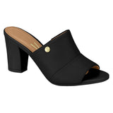 Vizzano 6262-482 Block Heel Mule in Black