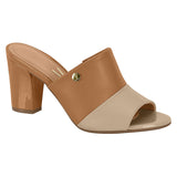 Vizzano 6262-482 Block Heel Mule in Camel/Beige