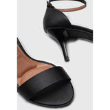 Vizzano 6276-416 Mid Heel Sandal in Black Napa