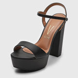 Vizzano 6282-455 High Heel Platform Sandal in Black