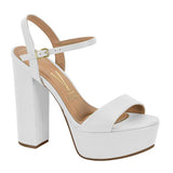 Vizzano 6282-455 High Heel Platform Sandal in White