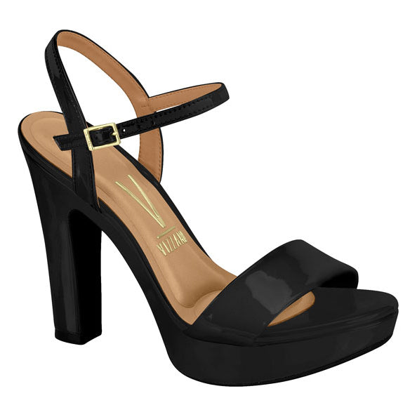 Vizzano 6292-200 High Heel Platform Sandal in Black Patent