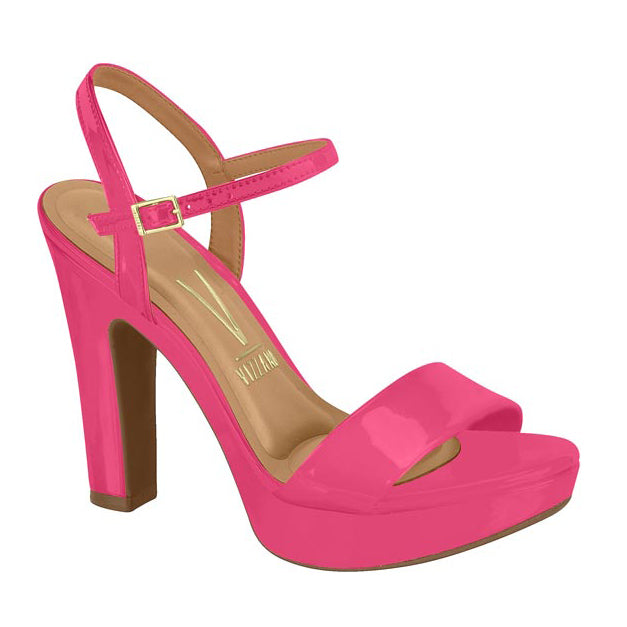 Vizzano 6292-200 High Heel Platform Sandal in Pink Gloss Patent