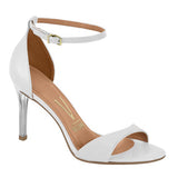 Vizzano 6306-531 High Heel Sandal in White Napa