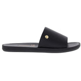 Vizzano 6363-105 Slip-on Flat Sandal in Black Napa