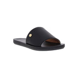Vizzano 6363-105 Slip-on Flat Sandal in Black Napa