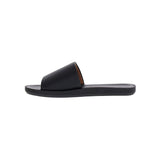 Vizzano 6363-105 Slip-on Flat Sandal in Black Napa