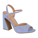 Vizzano 6403-203 Block Heel Sandal in Pearlescent Blue