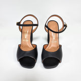 Vizzano 6403-203 Block Heel Sandal in Black Napa