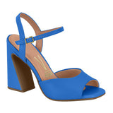 Vizzano 6403-203 Block Heel Sandal in Cobalt Blue Napa