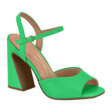 Vizzano 6403-203 Block Heel Sandal in Mint Napa