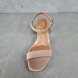 Vizzano 6428-101 Low Heel Sandal in Beige Patent